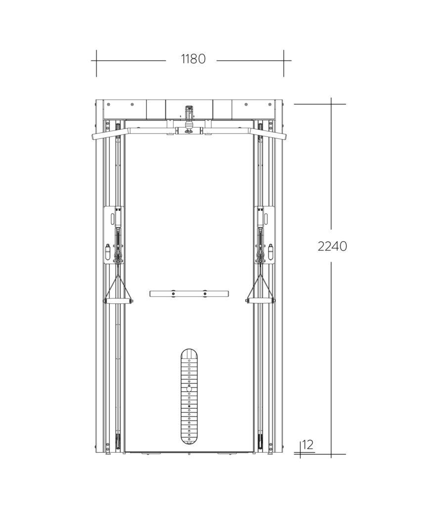 STIL-FIT Kabelzug PRO (Kristallspiegel)